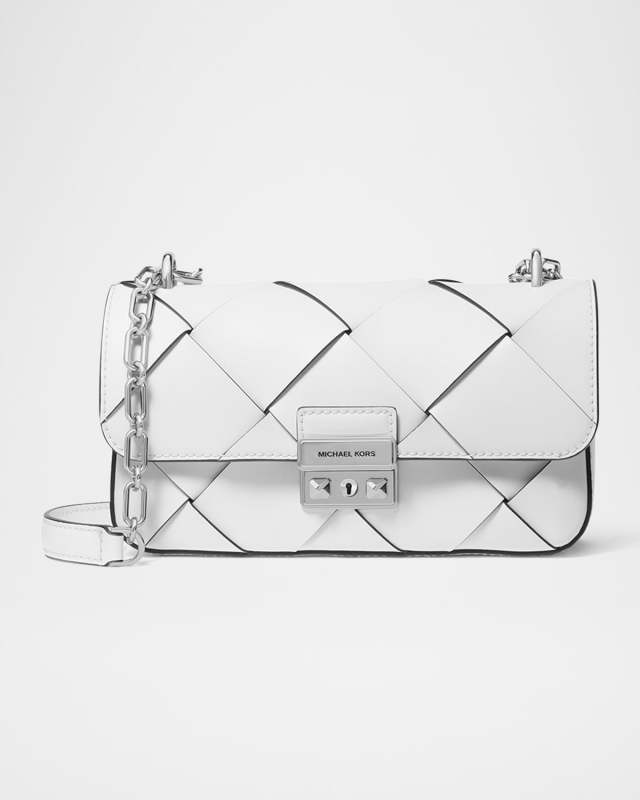Tribeca Small Woven Phone Crossbody Bag